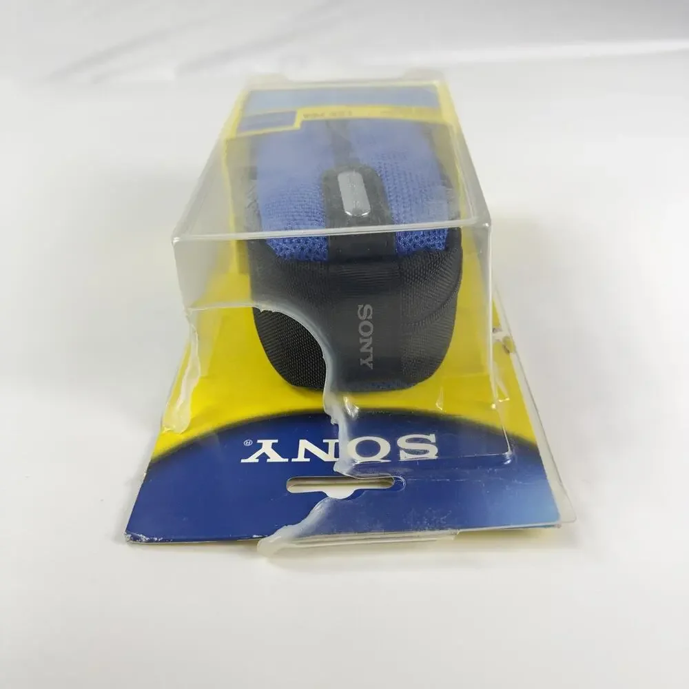 Sony LCS-PEA Cyber-shot Blue Soft Camera Case Belt Loop Clip For DSC-P Series
